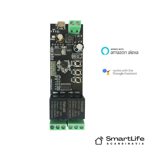 WiFi 2 channel relay