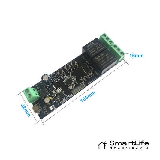 WiFi 2 channel relay